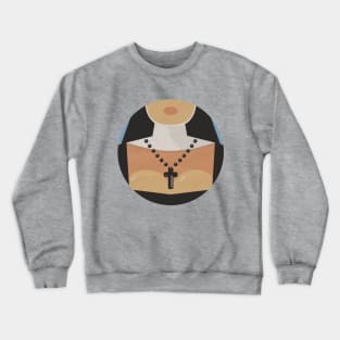 Cross between Crewneck Sweatshirt